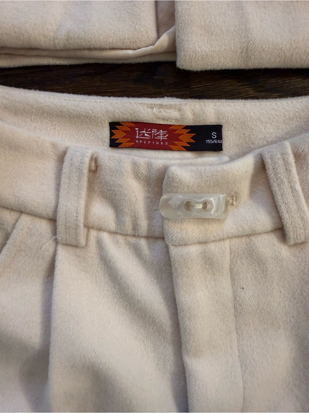 Cream Embroidered Cropped Jacket & Shorts set— Floral & Swan Detail - Picture 6 of 7